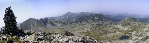 Északnyugati panoráma a Papusáról