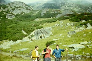 Apám, én és Alajos a Stânişoara-pataknál