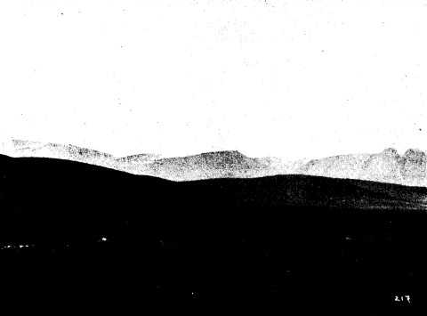 A Retyezát-hegylánc vonulata