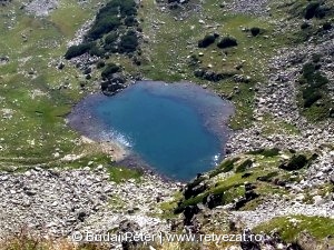 A Zsudele-tó a Zsudele-nyeregből