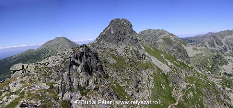 a Zsudele-csúcs a Zsudele-nyeregből