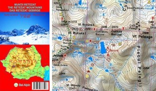 Bel Alpin Retyezát térkép